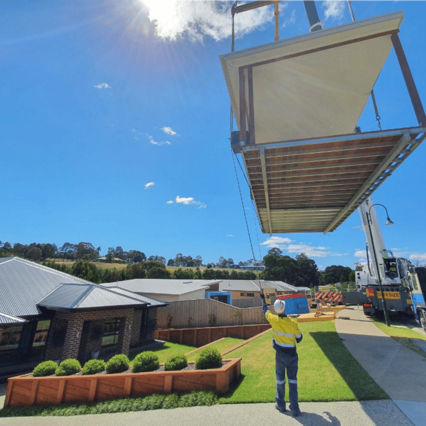 Modular Home Delivery