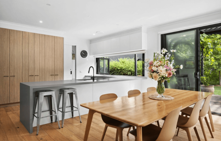 Kitchen and Dining Area