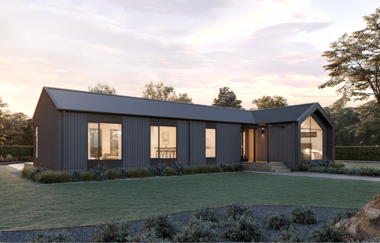 The Flinders Design - Modern Gable Facade