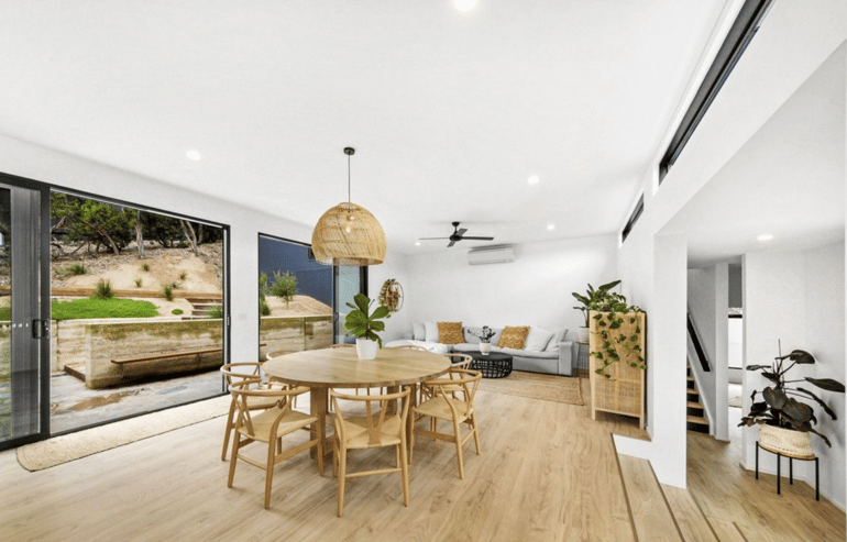 Two Storey Modular Home Open Plan Living and Dining Area