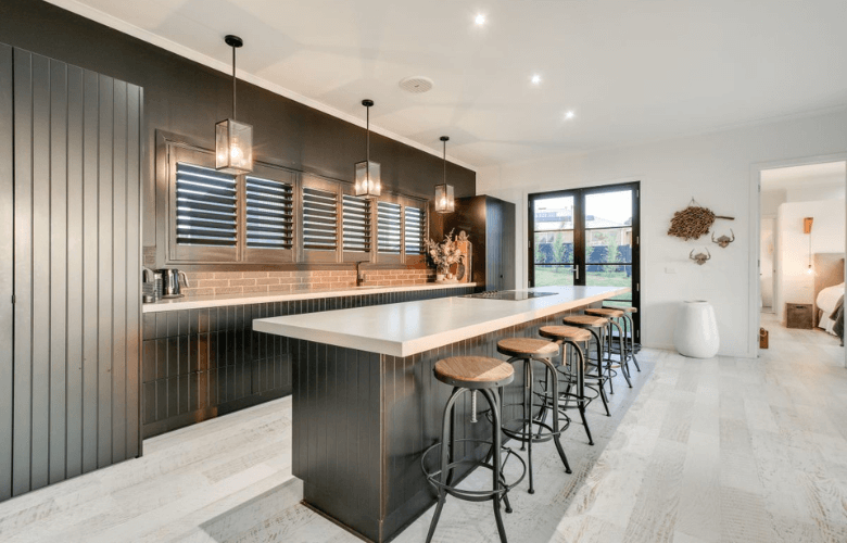 Modular homes bold design features