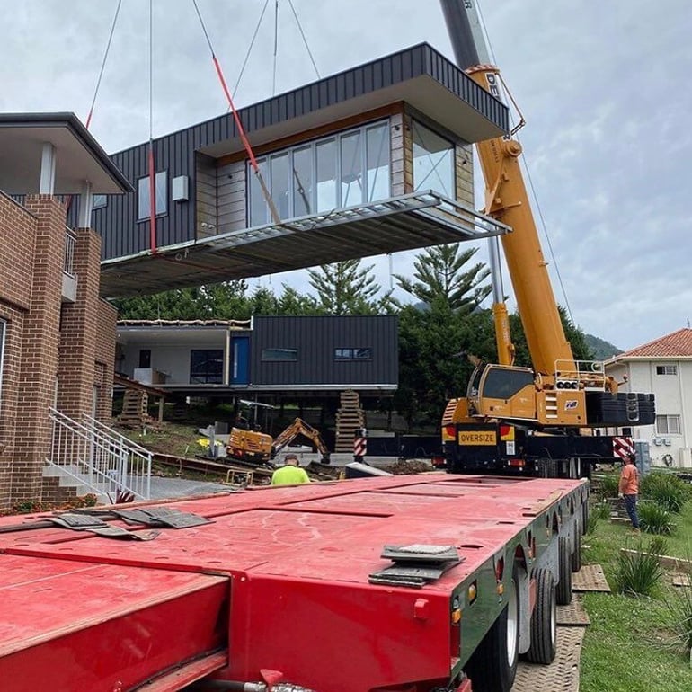 Wollongong Project Modular Home Installation