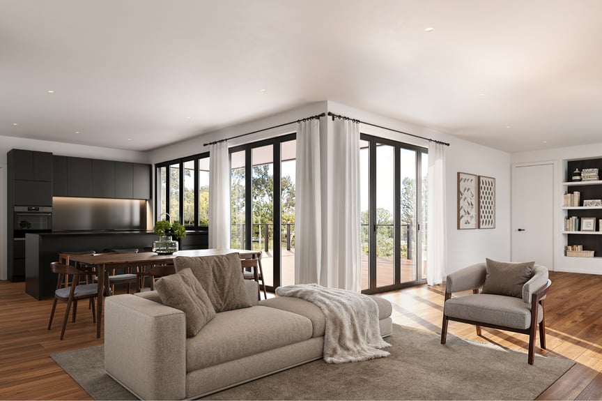 Alexandra Project Exterior Interior - Anchor Homes Custom Modular Home