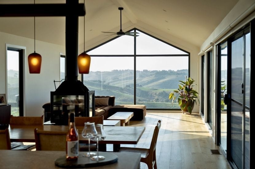 Arawata Project by Anchor Homes - Prefab Modular Home Builder - Barn Style Off Grid Home_Open Plan Living Area