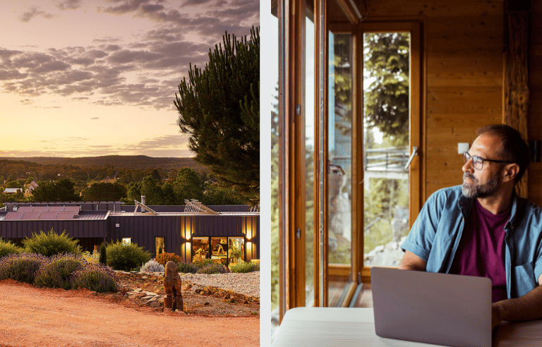 Working From Home in Modular Home