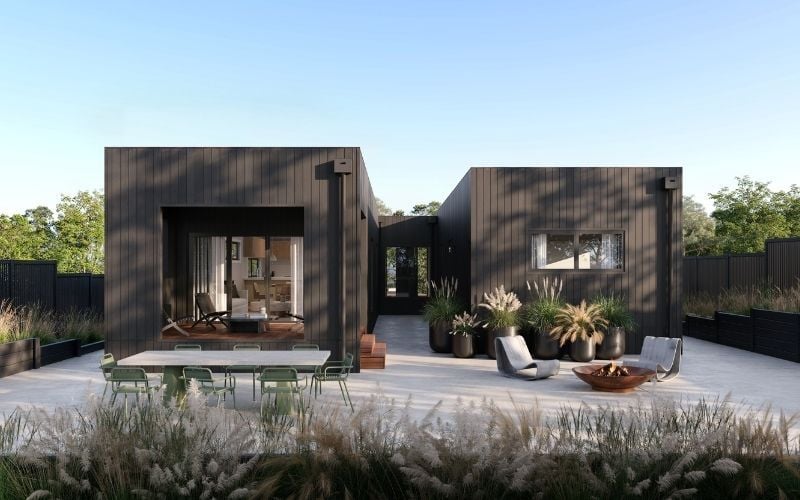 Custom Prefab Modular Home Design - The Montrose Project - Anchor Homes_Exterior2