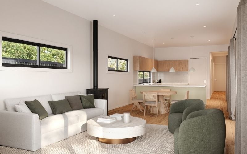 Custom Prefab Modular Home Design - The Montrose Project - Anchor Homes_Interior