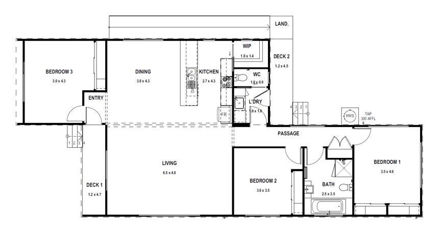 Floorplan Hampton 14