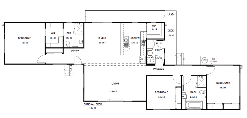Hampton 16 Floorplan