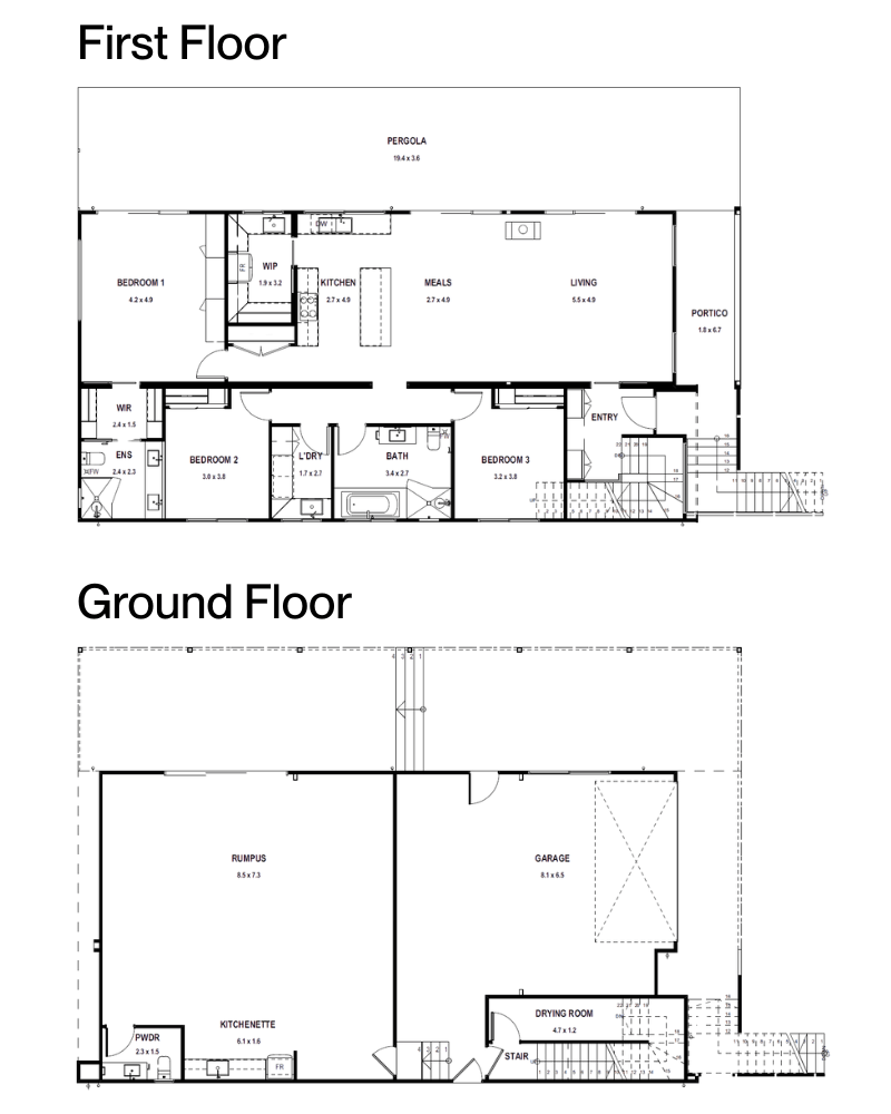 Jindabyne Project - Anchor Homes Modular Home Project Floorplan