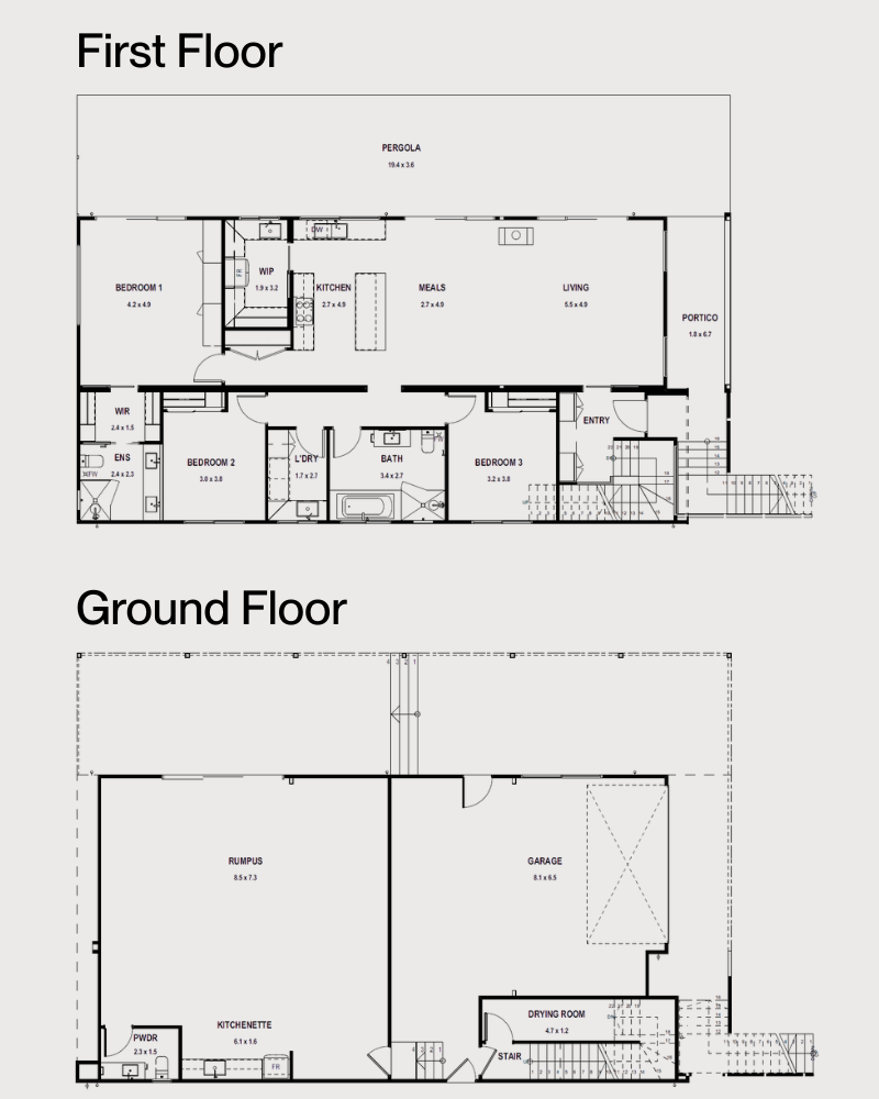 Jindabyne Project Floorplan - Anchor Homes Custom Modular Home