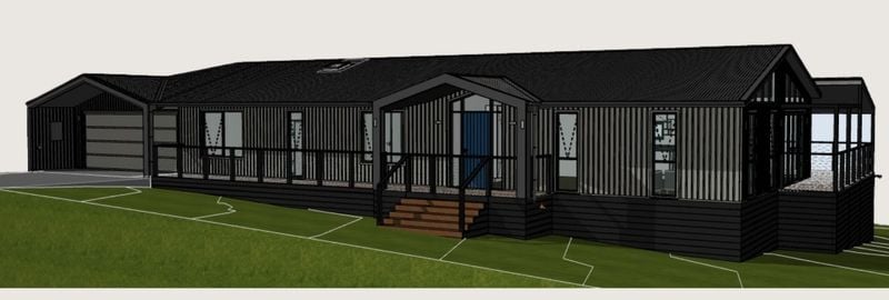 Lower Plenty - Prefab Modular Home Delivery - Anchor Homes_Visualisation