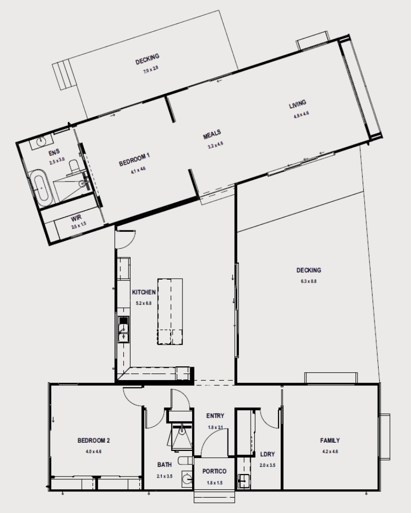 Mardan Custom Design Floorplan  Anchor Homes