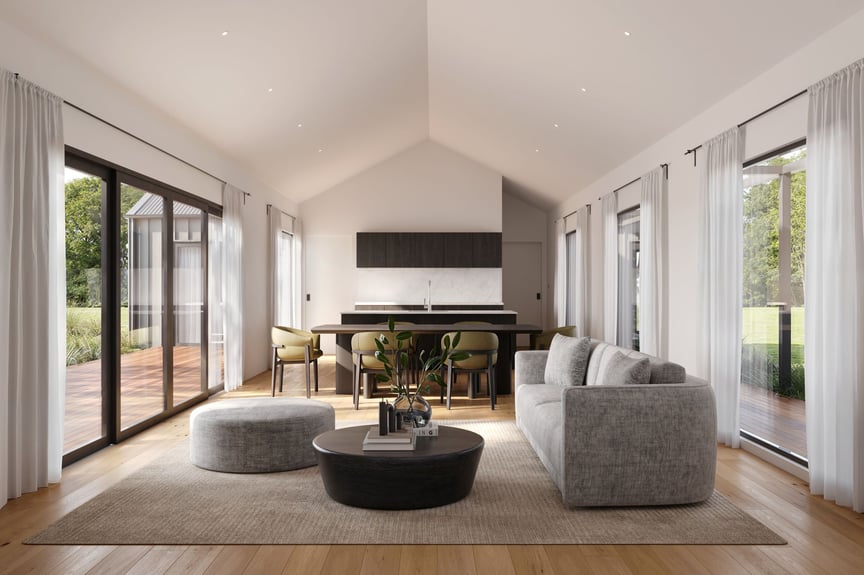 Newhaven 19 Modern Gable Interior Living Kitchen