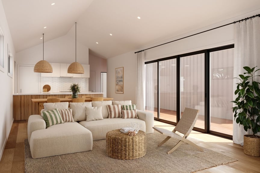 Portsea 14 Home Design - Anchor Homes - Prefab Modular Home Builder - Gable Interior