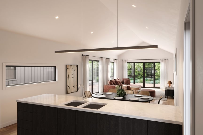 Portsea 16 Home Design - Anchor Homes - Prefab Modular Home Builder - Gable Interior